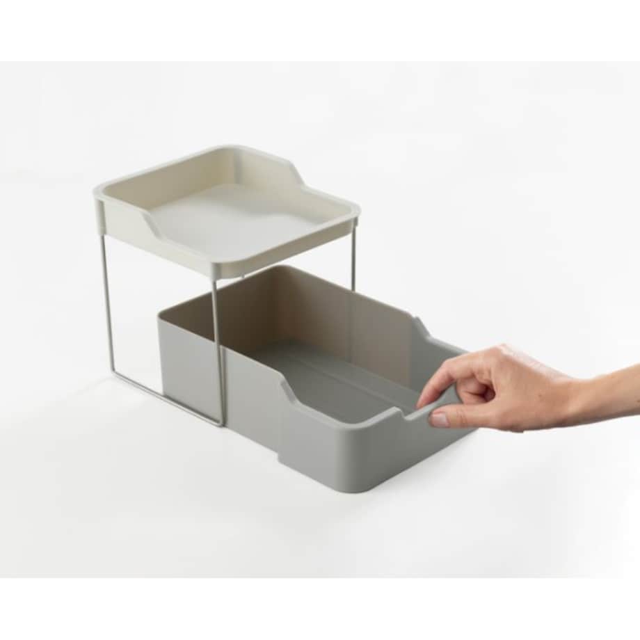 Organizer dwupoziomowy do szafki Duo Joseph Joseph