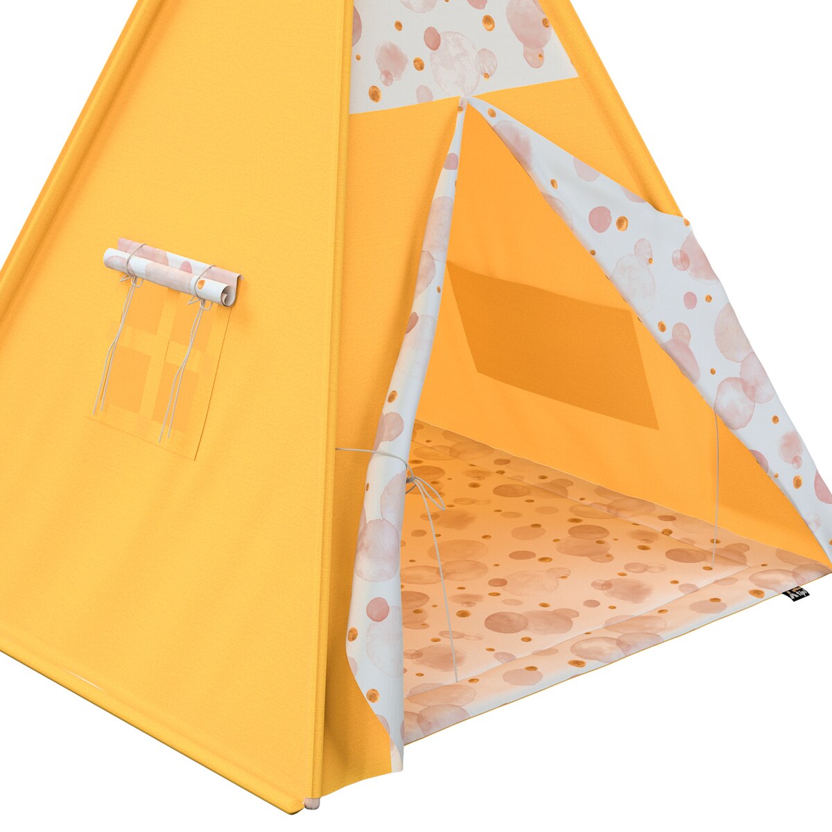 Tipi, ecru-różowy, 110 x 110 x 155 cm, Magic Collection