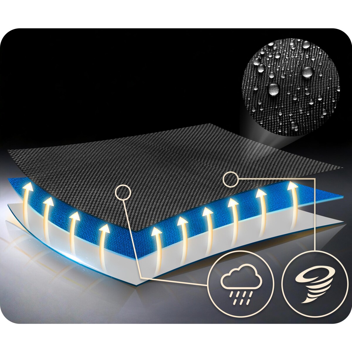 Huśtawka ogrodowa bocianie gniazdo 125 cm Neo-Sport Swingo niebieska