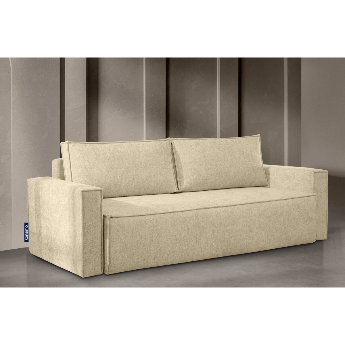 KONSIMO NAPI II Sofa 3-osobowa, kolor beżowy