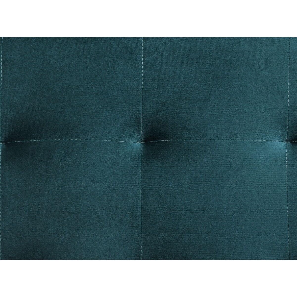 Narożnik rozkładany 4-osobowy welurowy prawostronny zielony ABERDEEN