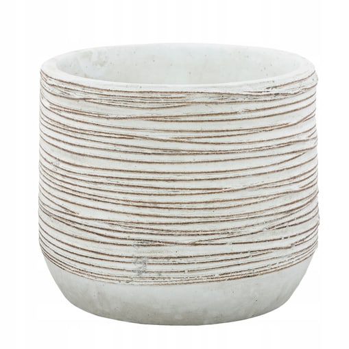 DONICA SKROCK betonowa biała śr. 14cm
