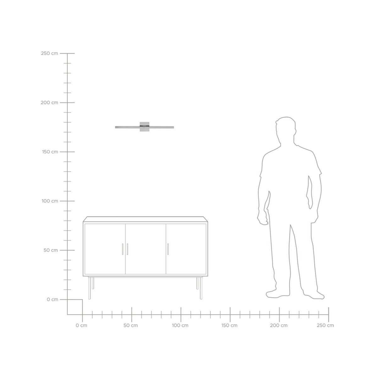 Kinkiet LED obrazowy/łazienkowy MARIZ Metal Srebrny