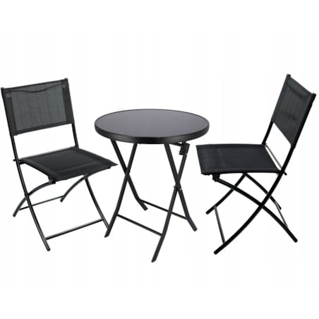 Zestaw składanych mebli ogrodowych
