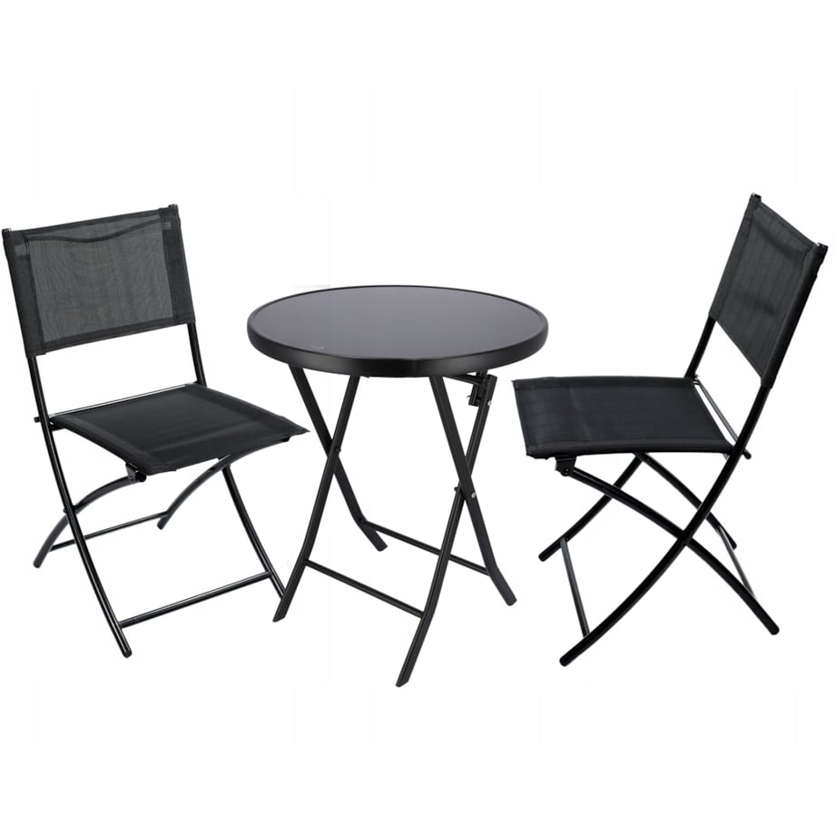 Zestaw składanych mebli ogrodowych