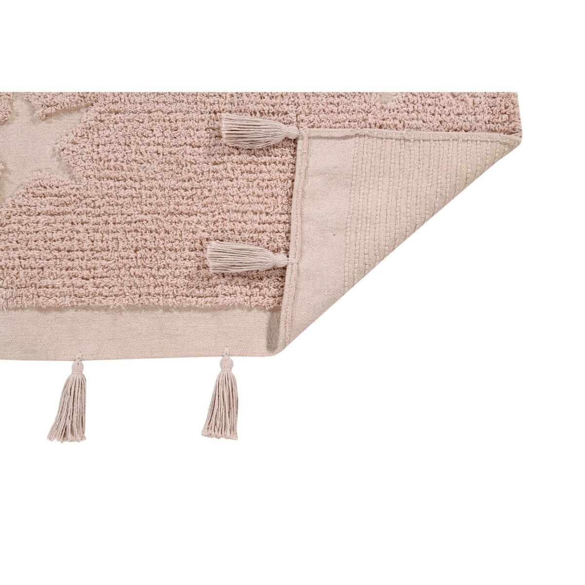 Dywan Bawełniany Hippy Stars Vintage Nude 120x175 cm Lorena Canals