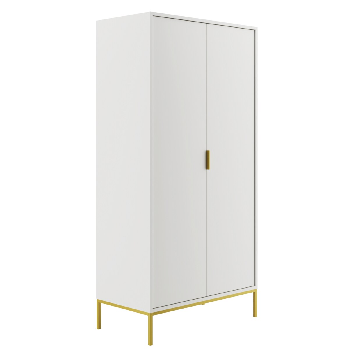 Szafa Austin biała & złota