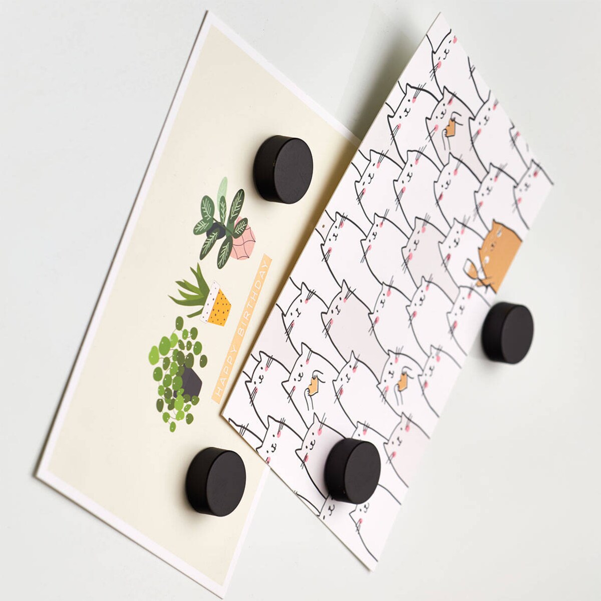 Komplet magnesów, 4 sztuki, Ø 2,3 cm