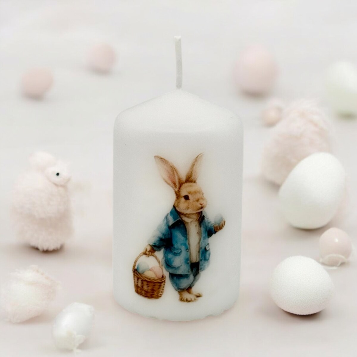 Świeca wielkanocna Zajączek wielkanocny Króliczek świeczka na Wielkanoc
