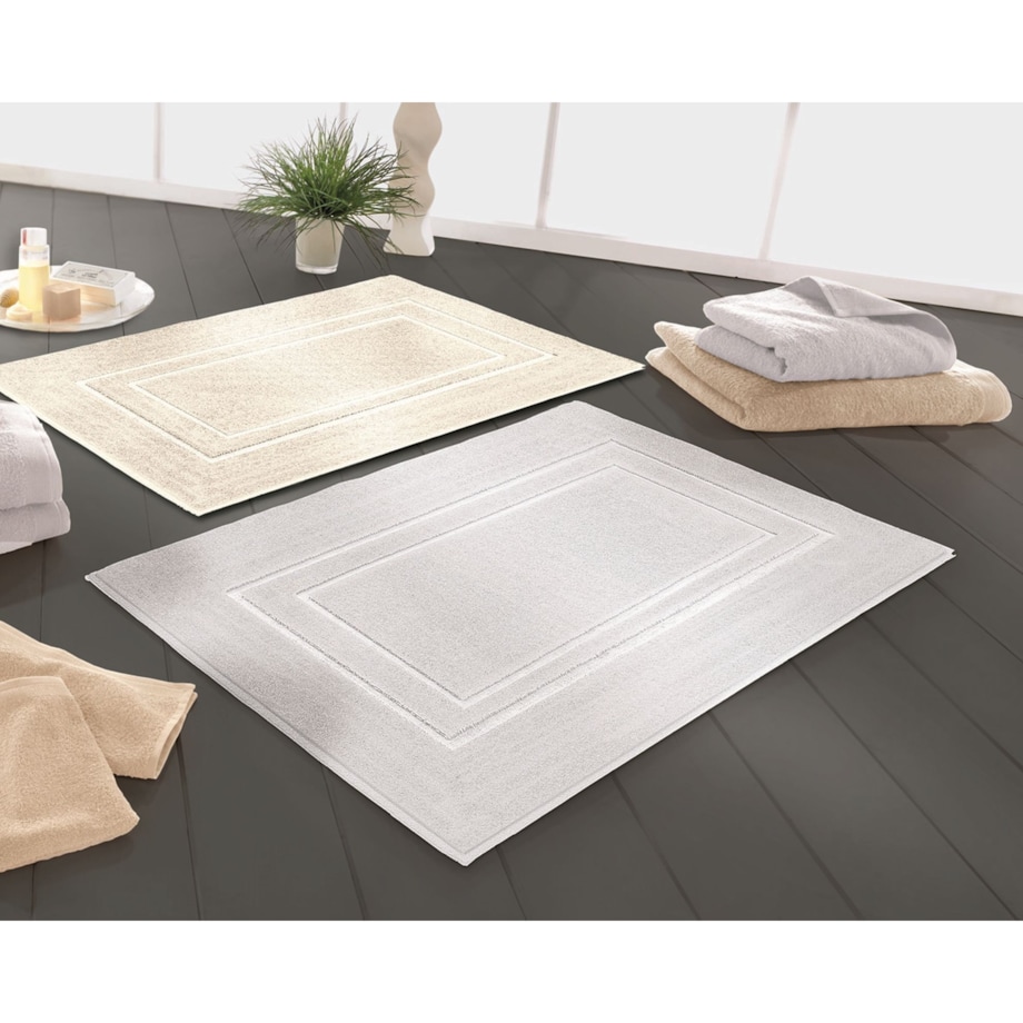 Kleine Wolke Plaza Ekologiczny Dywanik Frotte naturalny beż 60x 80 cm ECO LIVING