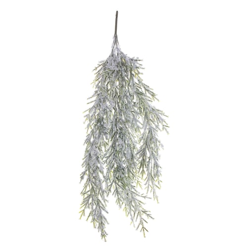 Gałązka White Pine 66cm boże narodzenie, święta, świąteczne, biały-zielony, 66 cm