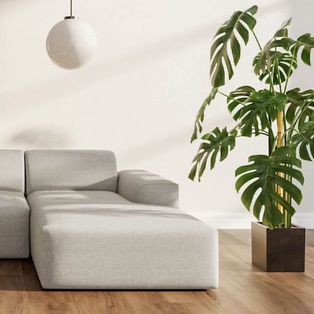 Villet Sofa narożna prawa jasno beżowa