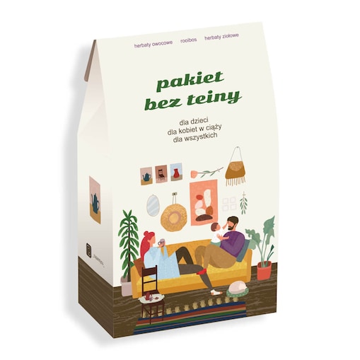 Pakiet bez teiny 14 saszetek z herbatą smakową dla kobiet w ciąży 14x 5/8g