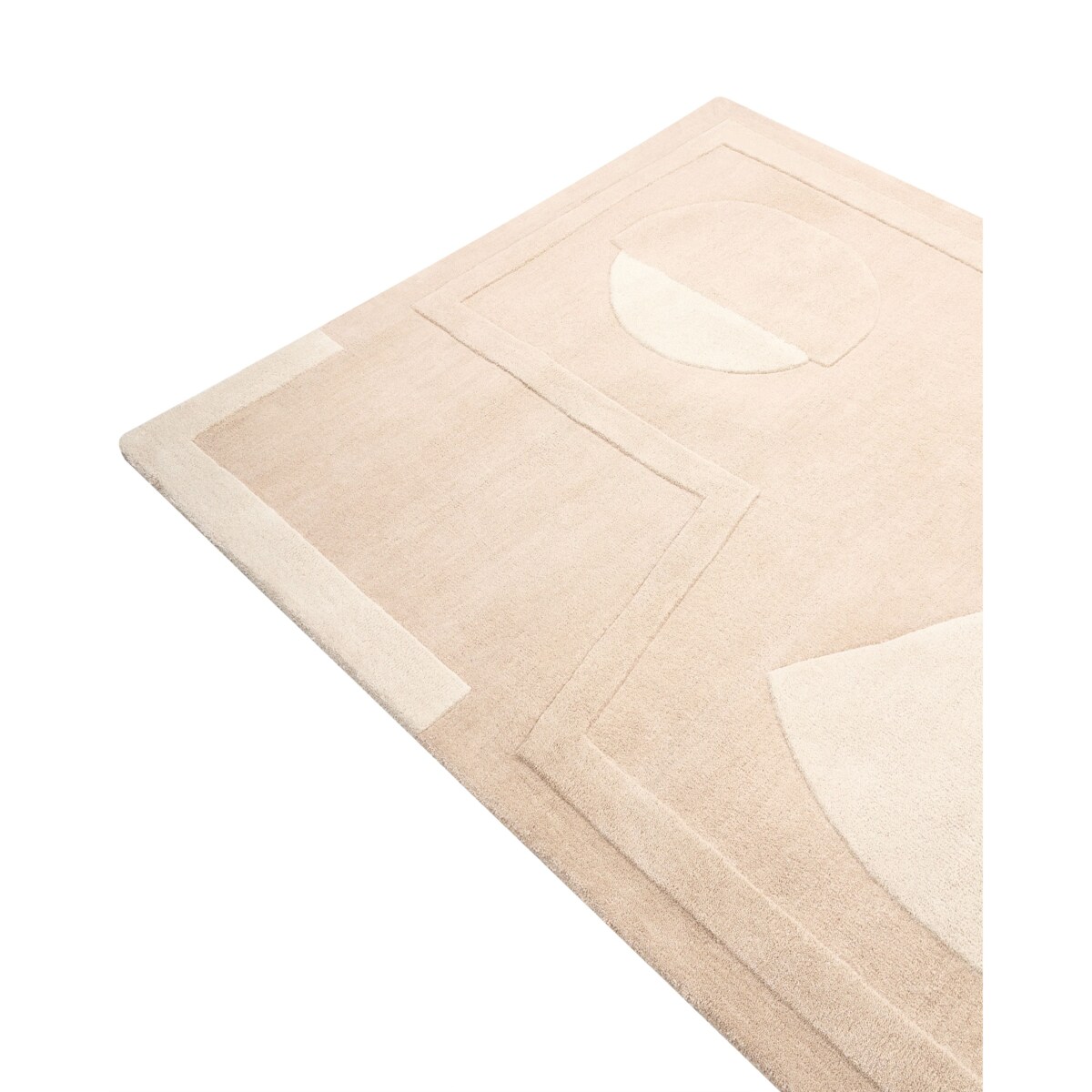 Dywan GAYA Beżowy 160 x 230 cm Wełna