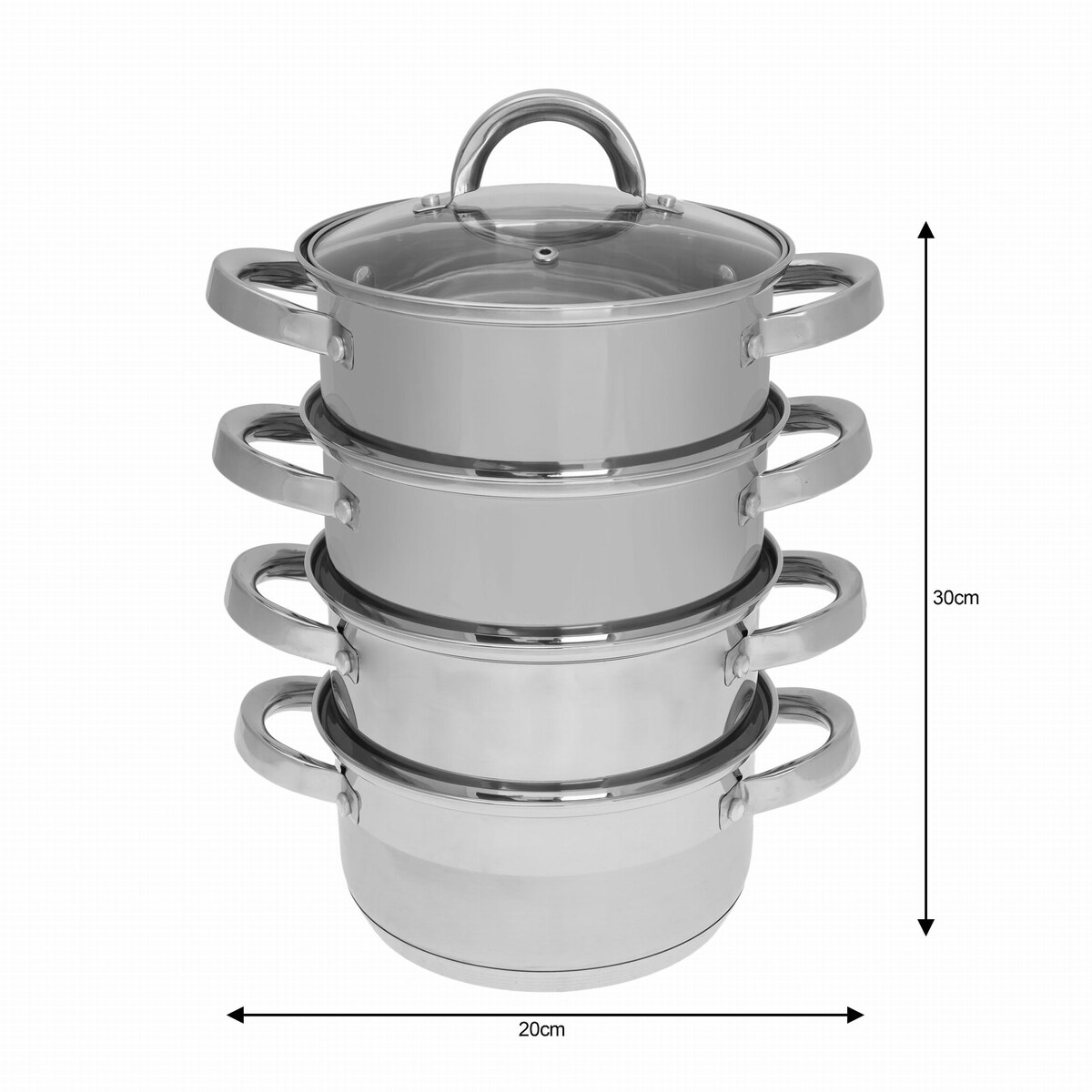 Zestaw garnków do gotowania na parze 18cm 5 ele garnki parowar KLAUSBERG