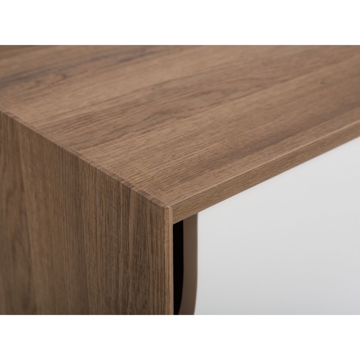 Szafka RTV jasne drewno z białym ACTON