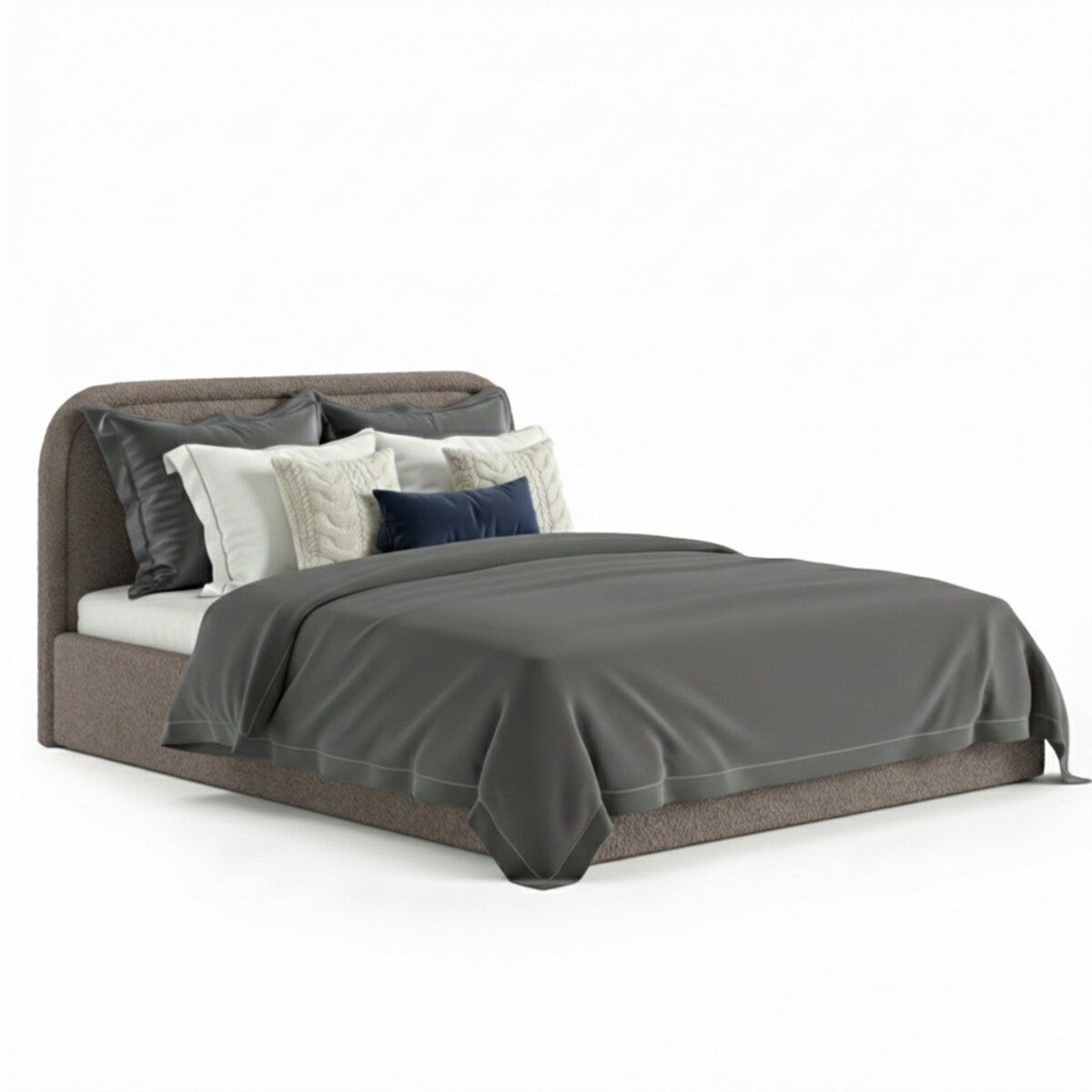 Łóżko Tapicerowane Majesty 120X200 Stelaż Pojemnik Na Pościel Abriamo 02