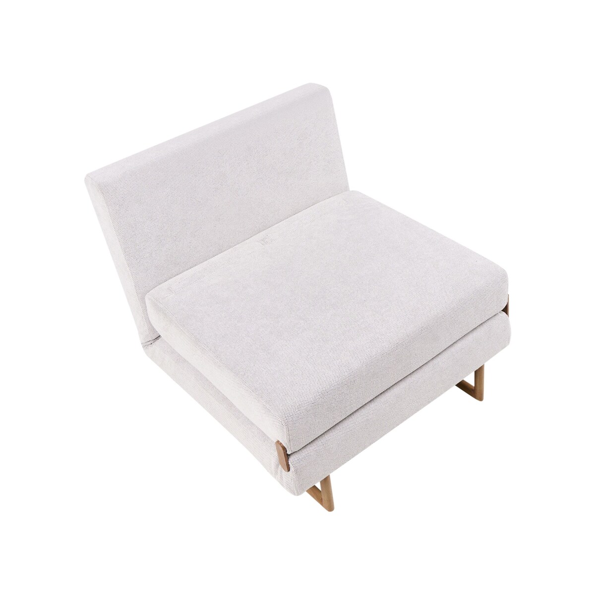 Sofa rozkładana jednoosobowa JERSLEV Złamana biel