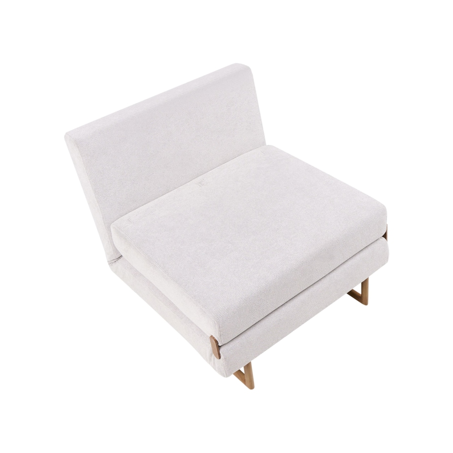 Sofa rozkładana jednoosobowa JERSLEV Złamana biel