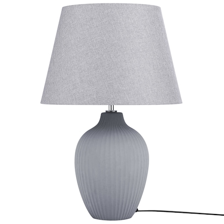 Lampa stołowa FERGUS Ceramika Szary