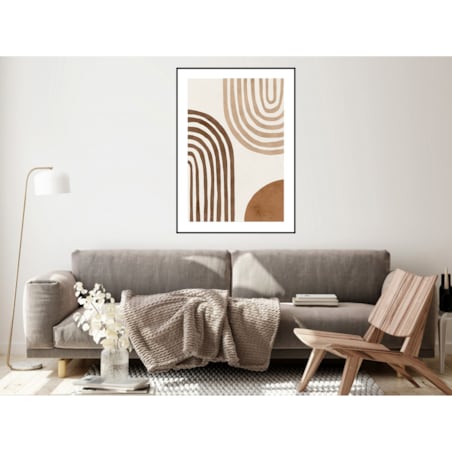 Poster Story, Plakat, Obraz - Brązowy Łuk No1, wymiary 42 x 60 cm