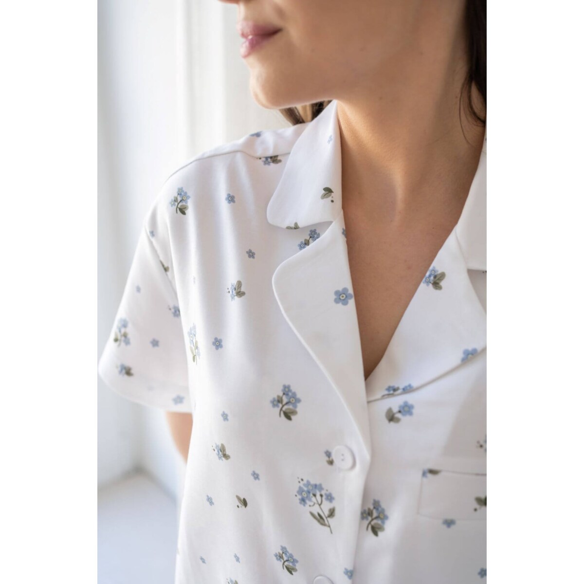 Piżama Niezapominajki krótka L