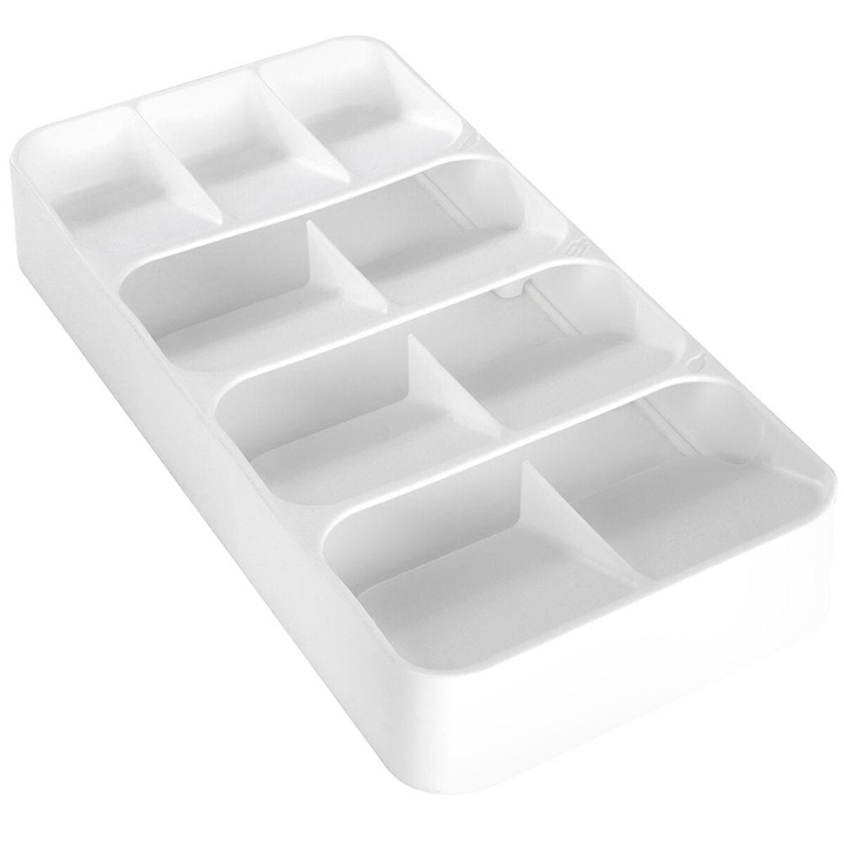 Organizer Wkład do Szuflady na sztućce Biały 39 x 17 x 5,5 cm