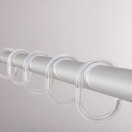 RIDDER Kółka do zasłon prysznicowych, przezroczyste, 49300