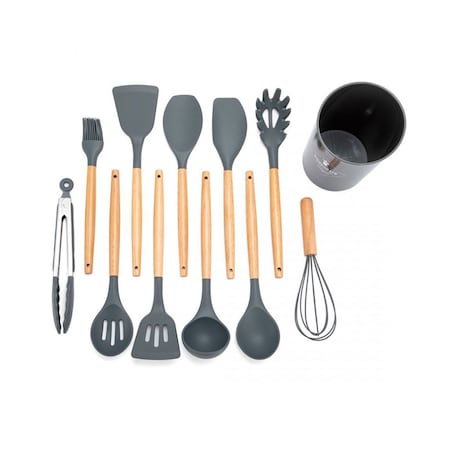 Elitehoff zestaw 12 przyborów kuchennych w stojaku 48649