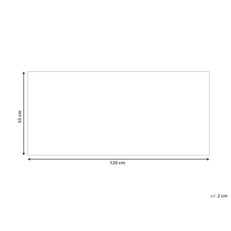 Wycieraczka BALANACAN Naturalny 55 x 120 cm Wzór świąteczny Włókno kokosowe