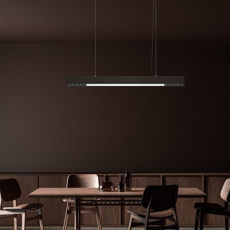 Lampa sufitowa wisząca Light Prestige Cali czarny LED 2700K-6500K (SMART) 1 szt.