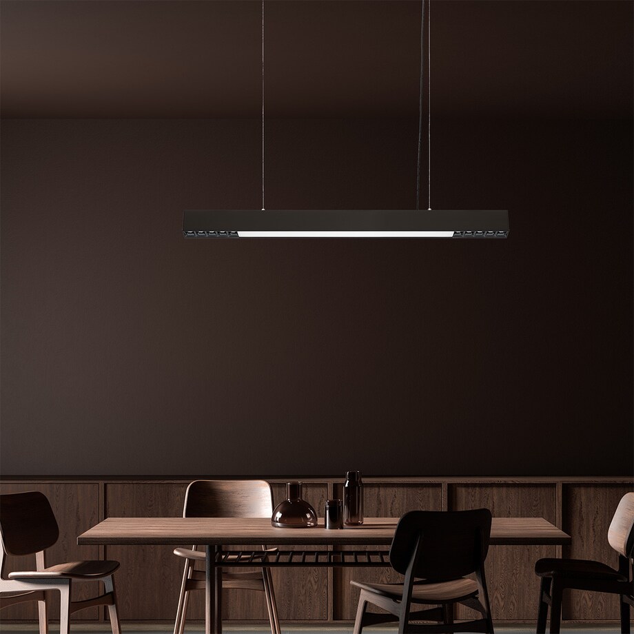 Lampa sufitowa wisząca Light Prestige Cali czarny LED 2700K-6500K (SMART) 1 szt.