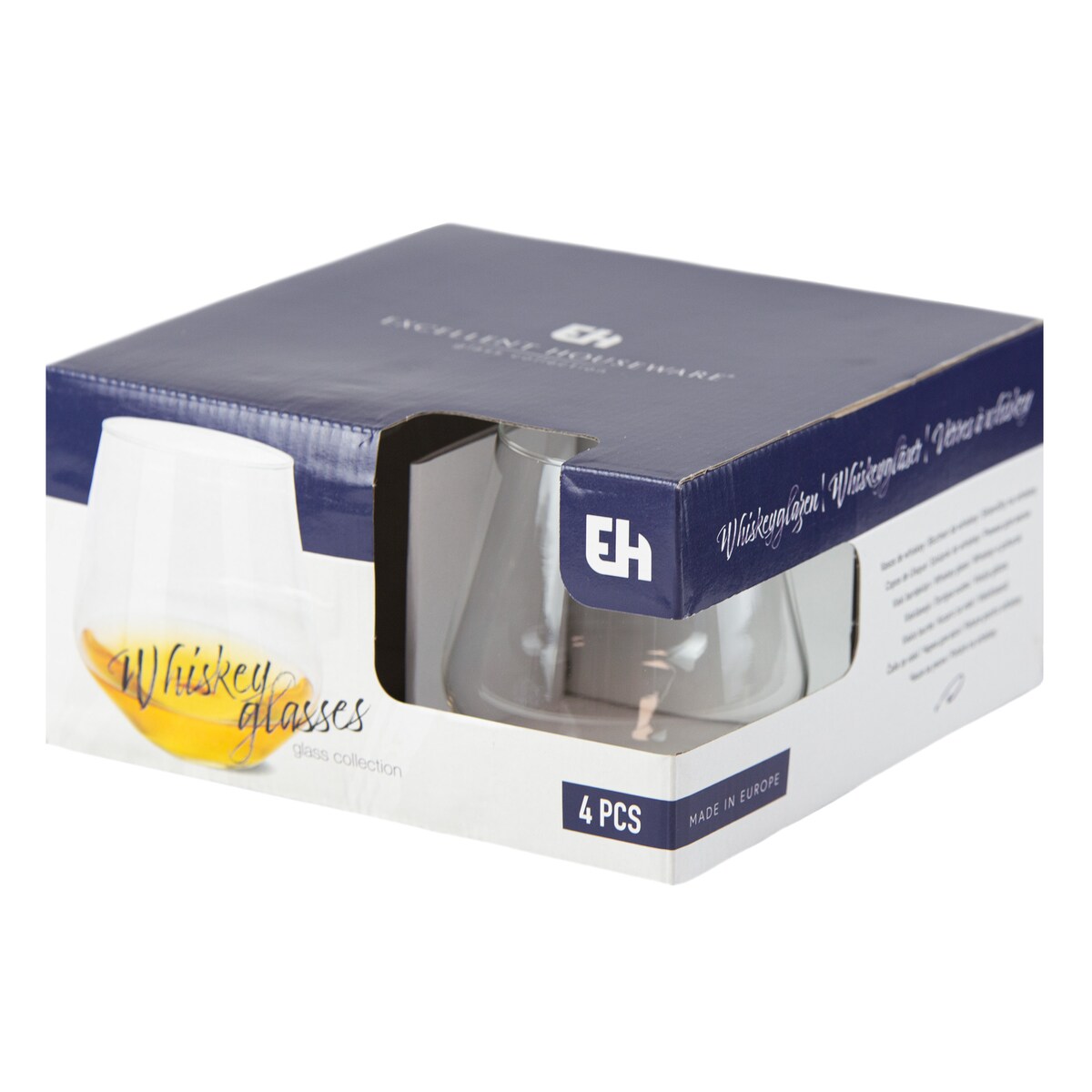 4X Szklanki Do Whisky Napojów Drinków Prezent 450 Ml Komplet Zestaw Szklanek