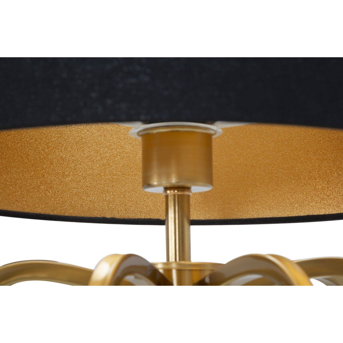 Lampka nocna ze złotym stelażem, Ø 38 cm