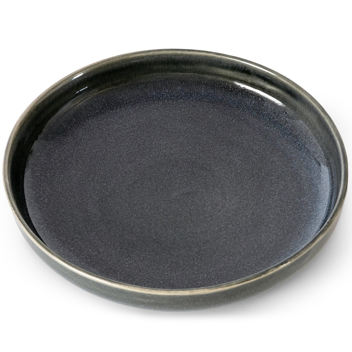 EDA Zestaw obiadowy 6 os. (32 el.), niebieski/szary/beżowy