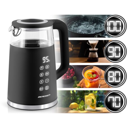 Czajnik elektryczny 2200 W panel dotykowy 1,7l Berdsen