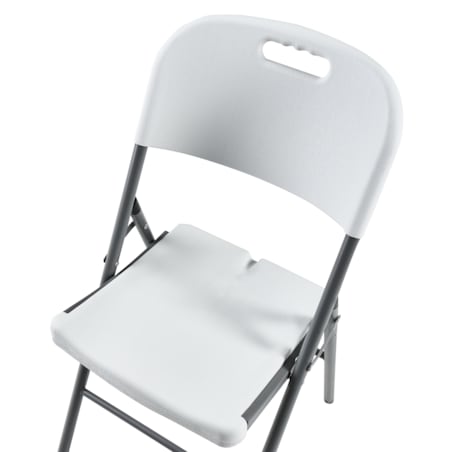 Zestaw 2 krzeseł ogrodowych CUGNOLI Składane Biały