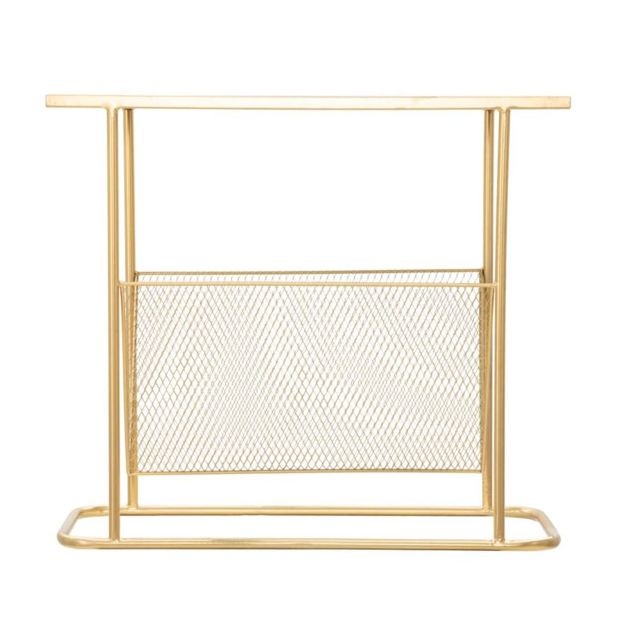 Stolik z gazetnikiem w stylu glamour, wys. 54 cm