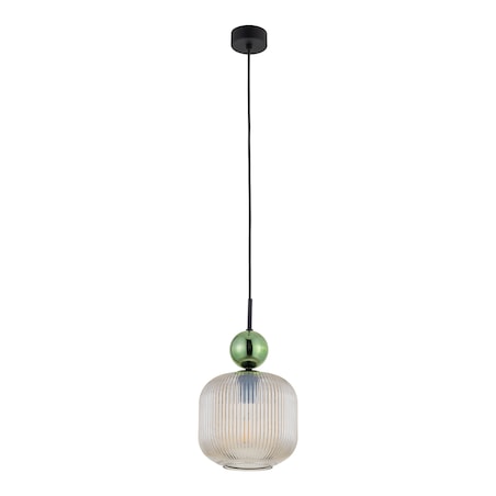 Lampa Wisząca Tk Lighting Sophia Big Koniakowy Klosz Zielona Kulka E27