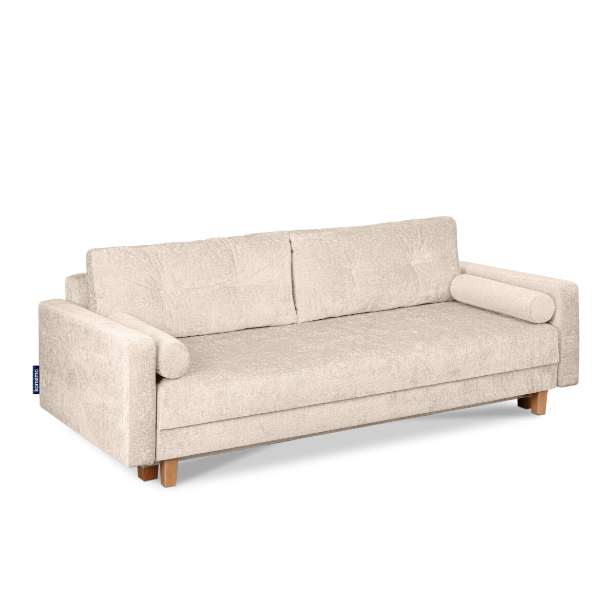 KONSIMO ERISO Sofa 3-osobowa, kolor beżowy