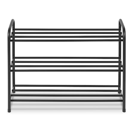 Regał szafka stojak półka na buty obuwie stalowa 3 poziomy Massido