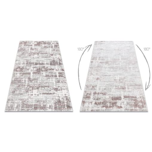 Dywan BLISS Z239AZ551 szary / różowy - 120x170 cm