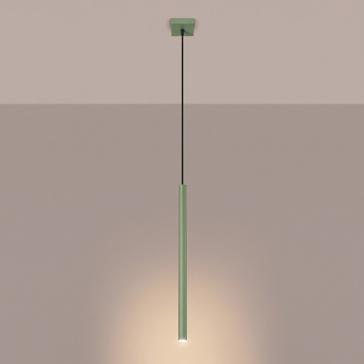 Lampa wisząca PASTELO 1 szałwiowa