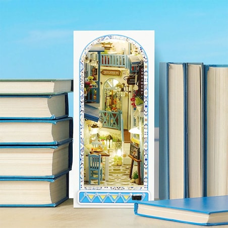 Miniaturowy domek Book Nook - Morska Bryza