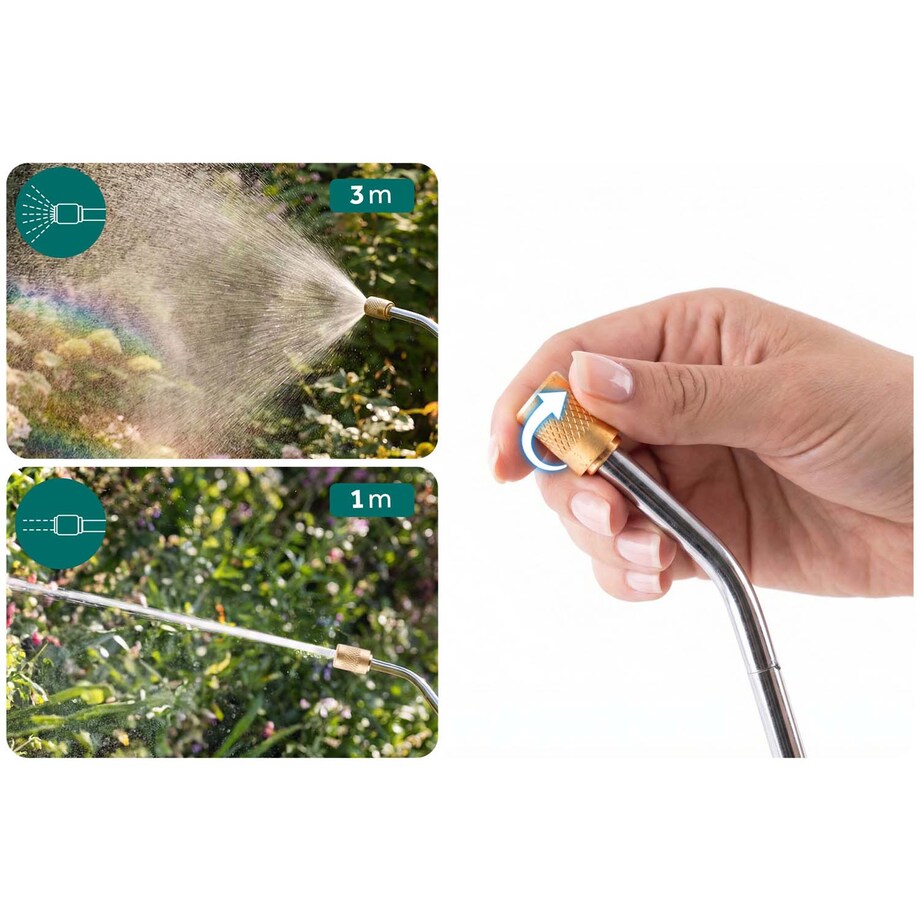 Opryskiwacz ciśnieniowy Plonos PL-605 5L ręczny ogrodowy z regulowaną lanca dysza