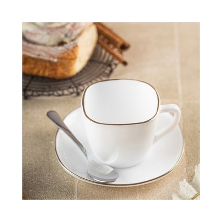Kinghoff zestaw kawowy 6 filiżanek ze spodeczkami Opal 62396