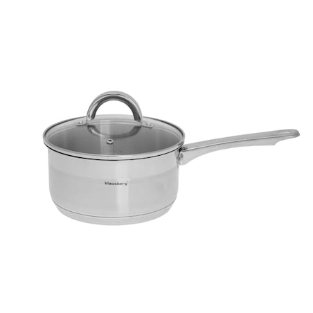 Rondel stalowy z pokrywką 2.1L 18cm na indukcję gaz KLAUSBERG