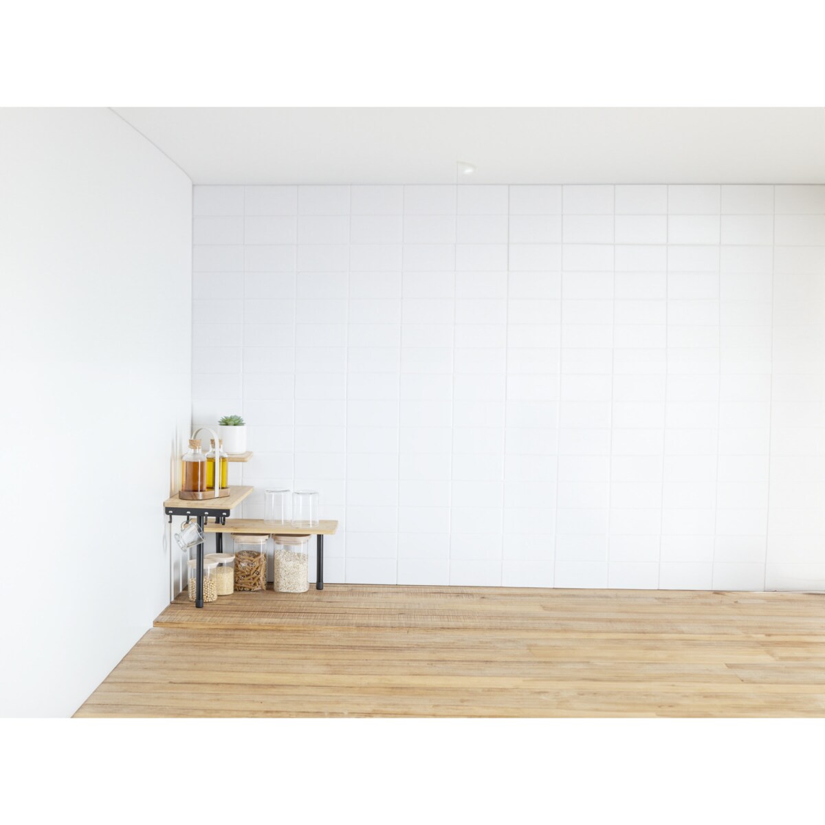 Półka narożna SMART 3-poziomowa, 43 x 43 x 38 cm