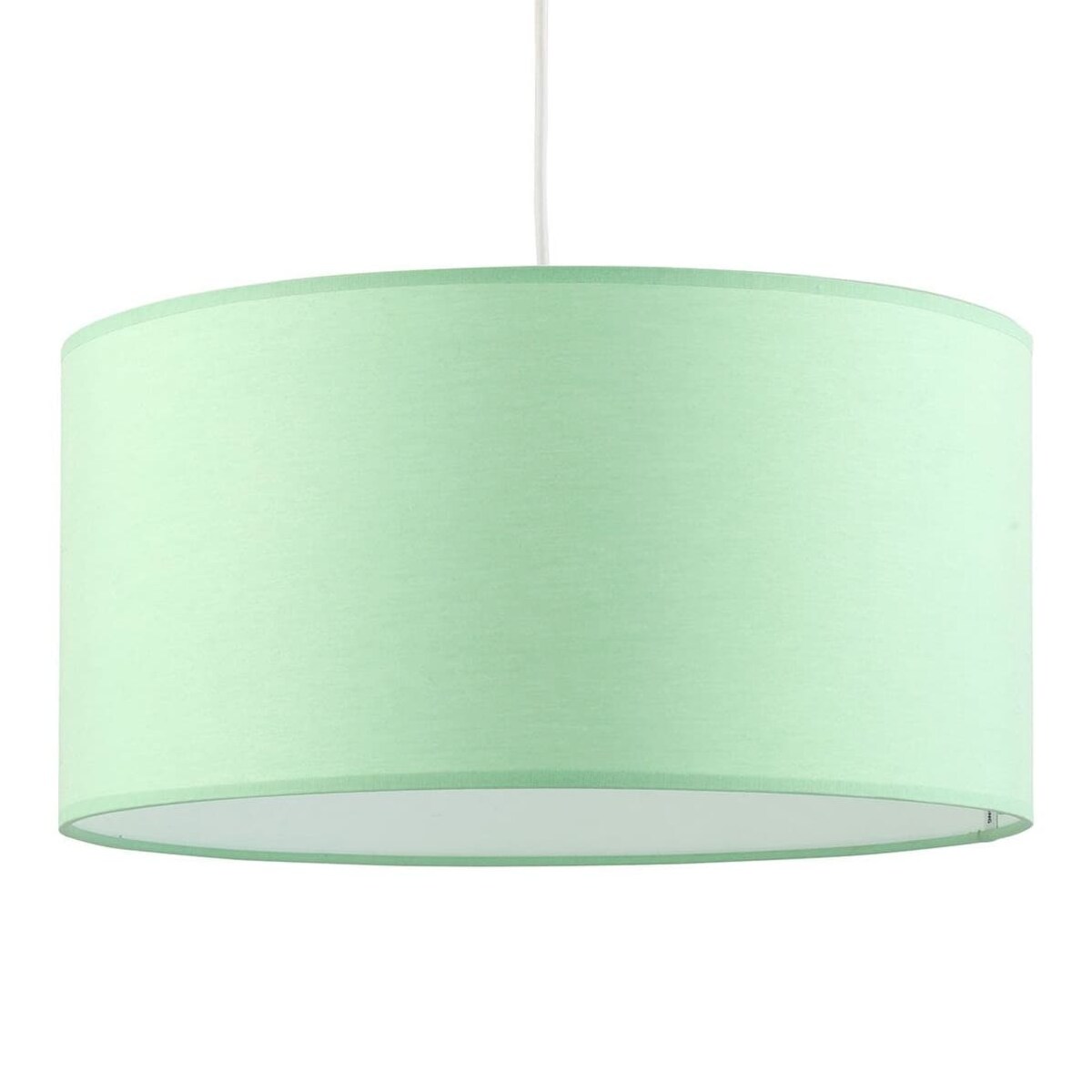 Okrągła lampa wisząca dziecięca Rondo 3233 TK Lighting tkanina miętowa