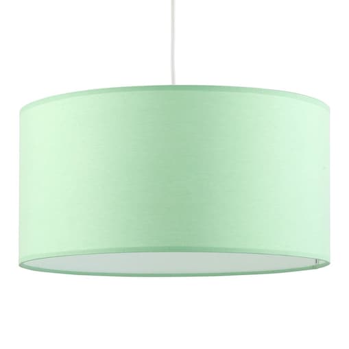 Okrągła lampa wisząca dziecięca Rondo 3233 TK Lighting tkanina miętowa